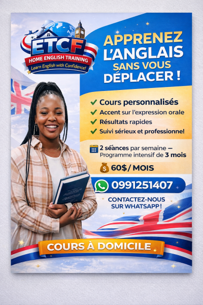 Formation danglais  domicile 